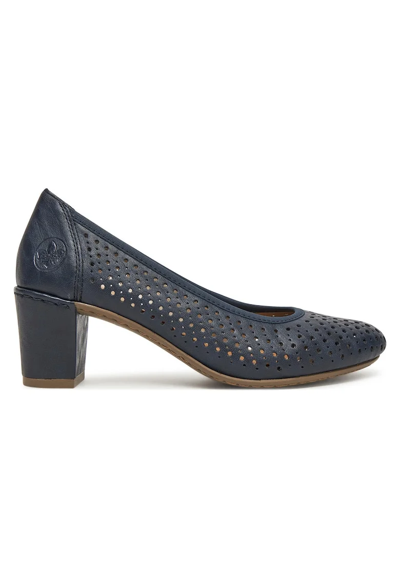 Pantofi dama,  clasic, albastru, textil
