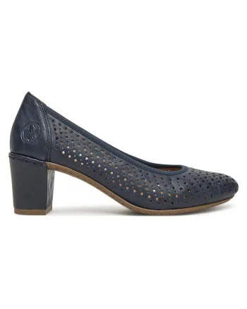 Pantofi dama,  clasic, albastru, textil