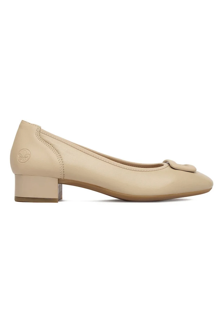 Pantofi dama,  piele naturala, bej,