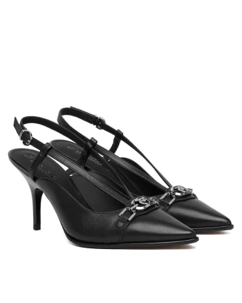 Pantofi dama SD0501 P003,  Piele ecologica, Negru