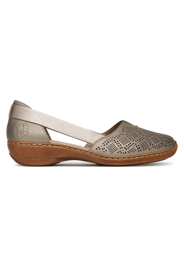 Pantofi dama,  piele naturala, bej,