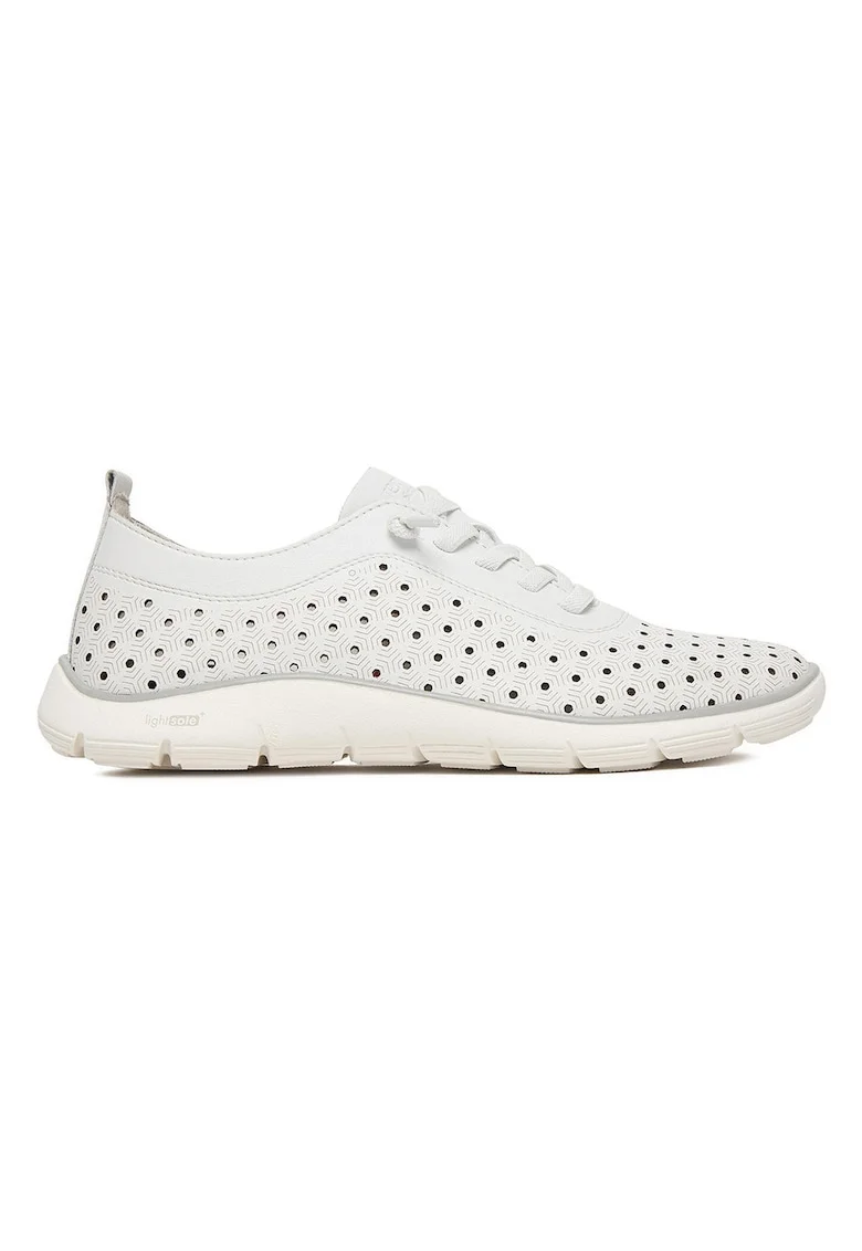 Pantofi dama CEO-D3G03-80,  Piele naturala, Alb