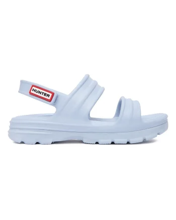 Sandale dama,  sintetic, albastru, velcro