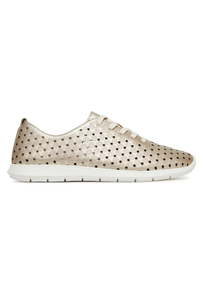 Pantofi dama,  piele naturala, auriu