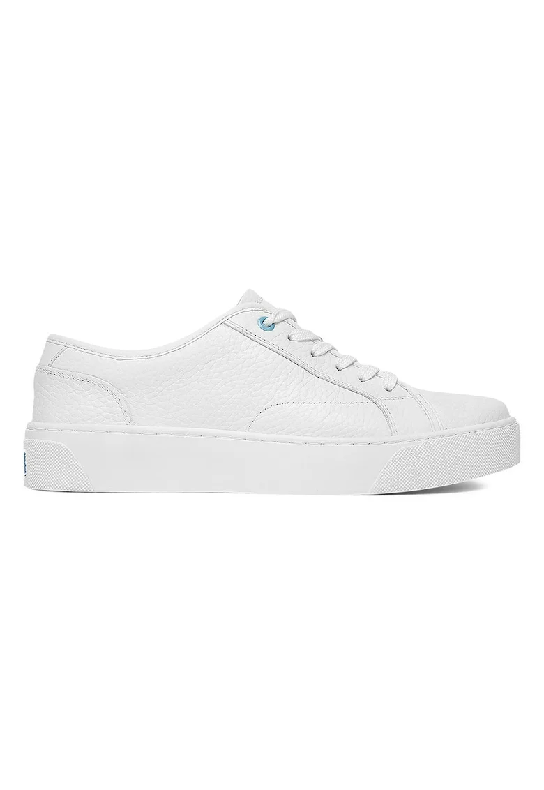 Tenisi dama,  piele naturala, alb, textil