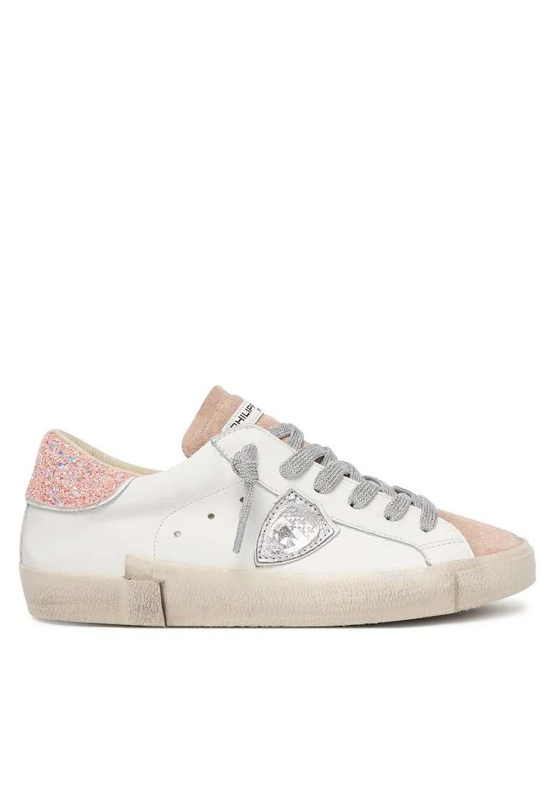 Pantofi dama,  Alb, Piele naturala,