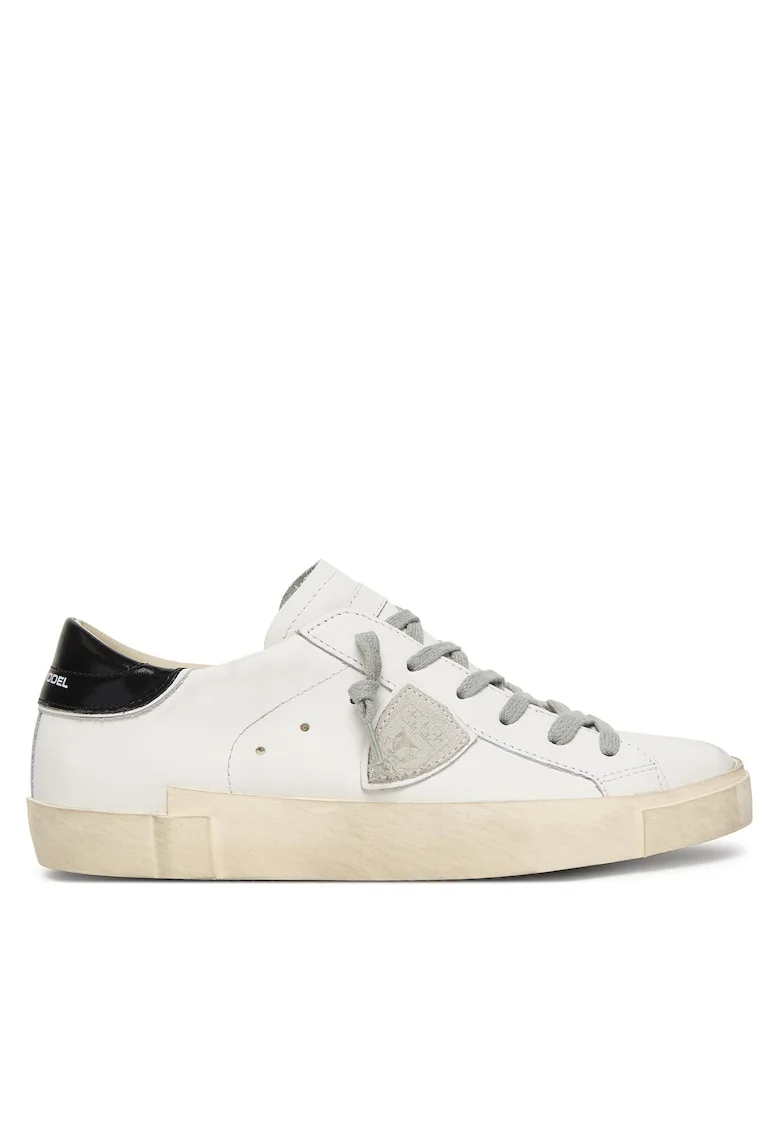 Pantofi dama,  Alb, Piele naturala,