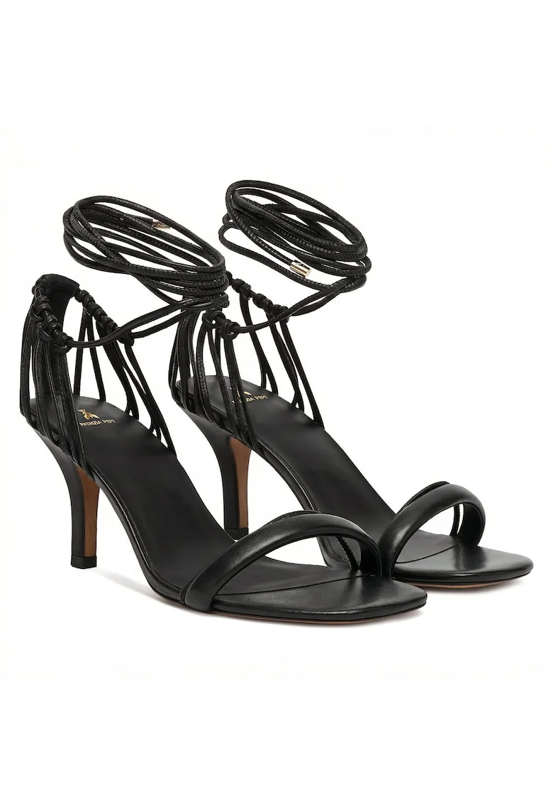 Sandale dama,  piele naturala, Negru