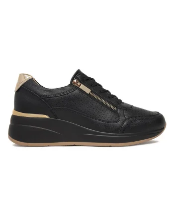 Tenisi dama,  piele naturala neagra