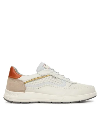 Pantofi barbati,  piele naturala, confortabili, alb