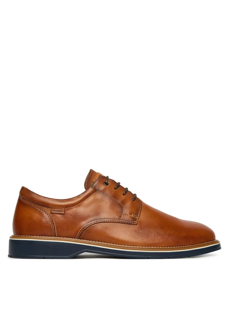 Pantofi barbati,  piele naturala, maro deschis
