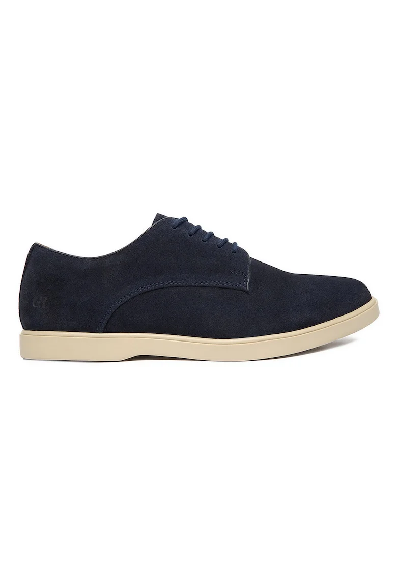 Pantofi barbati,  piele naturala, albastru