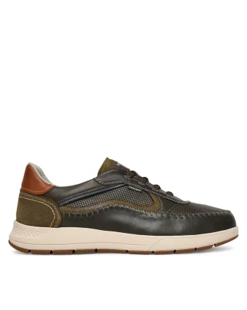 Pantofi barbati,  piele naturala, verde