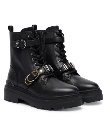 Pantofi dama,  Piele naturala, Negru,