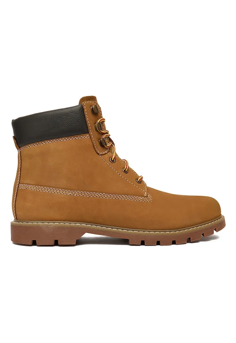 Ghete barbati,  piele naturala, eleganti, maro