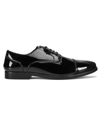 Pantofi barbati,  sintetic, negru,
