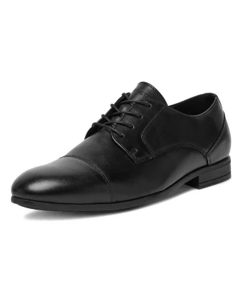 Pantofi barbati,  material textil, negru,
