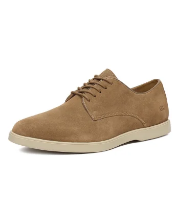 Pantofi barbati,  piele naturala, bej,