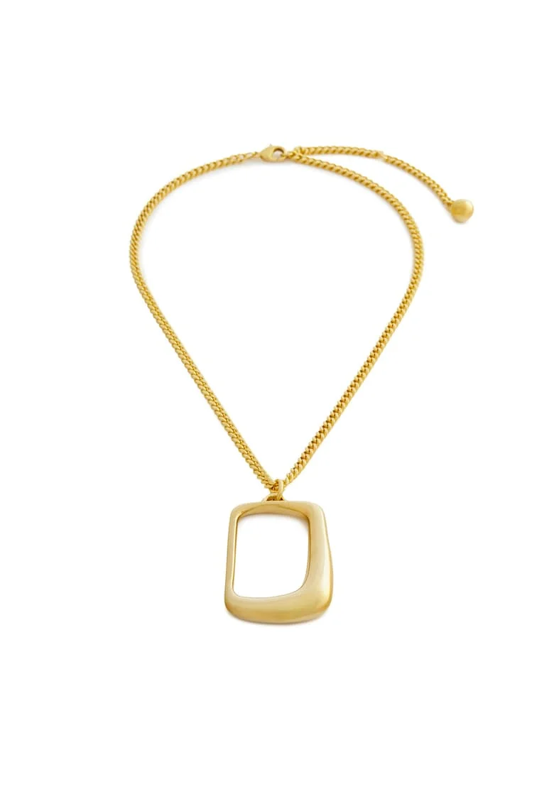 Colier dama,  auriu, plastic, One Size INTL