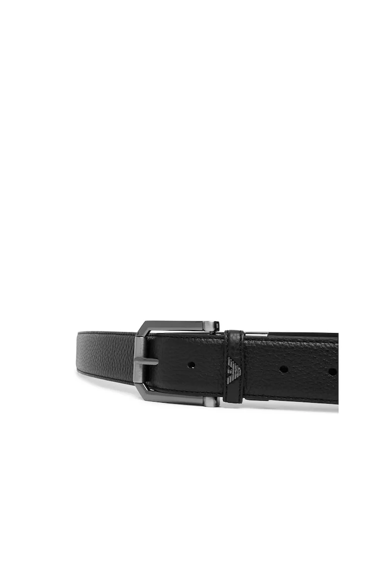Curea barbati,  piele naturala, negru, One Size INTL