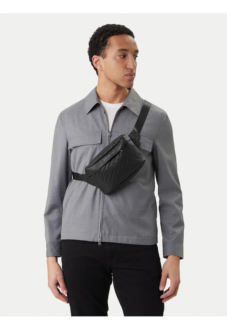 Geanta barbati,  negru, One Size INTL