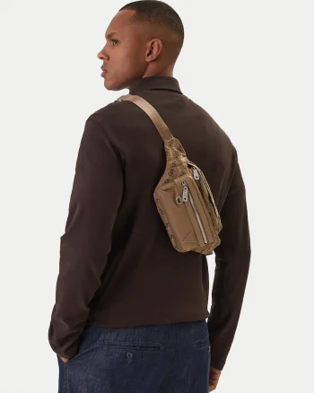 Borseta barbati,  bej, One Size INTL
