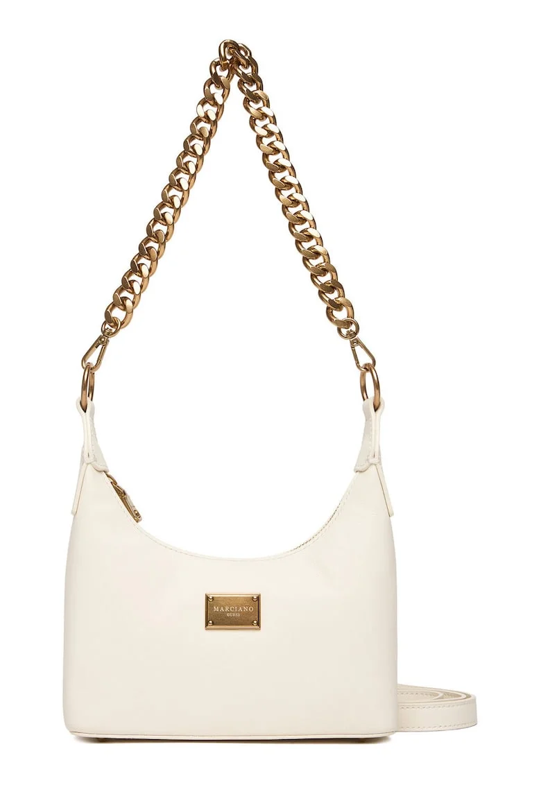Geanta dama, Marciano Guess, piele naturala, alb, One Size INTL
