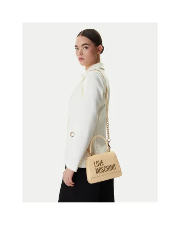 Geanta dama,  piele ecologica, bej, One Size INTL