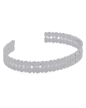 Bransoleta dama,  argintiu, plastic, One Size INTL