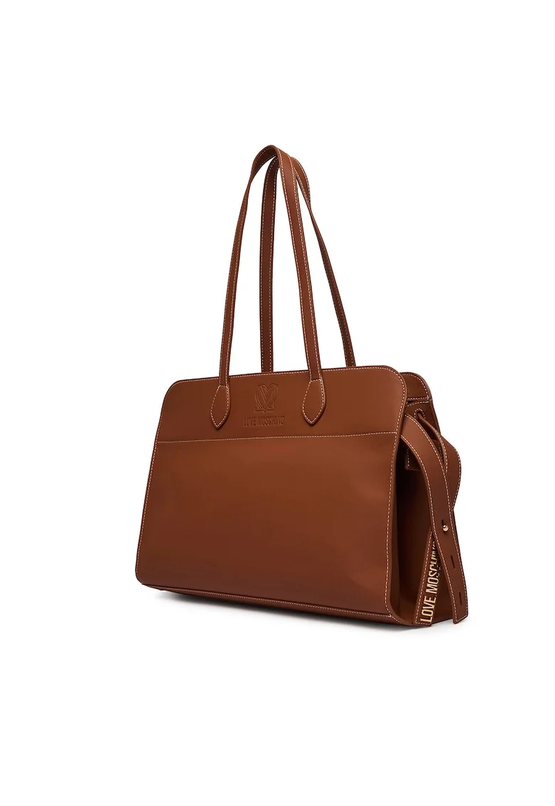 Geanta dama,  piele ecologica, maro, One Size INTL