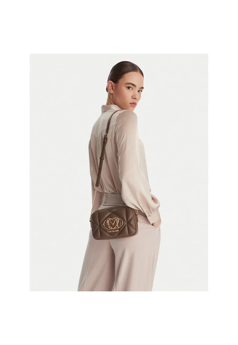 Geanta dama,  piele ecologica, maro, One Size INTL