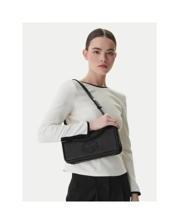 Geanta dama,  piele ecologica, neagra, One Size INTL