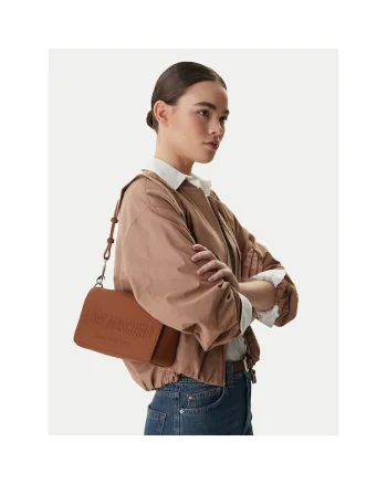 Geanta dama,  piele ecologica, maro, One Size INTL