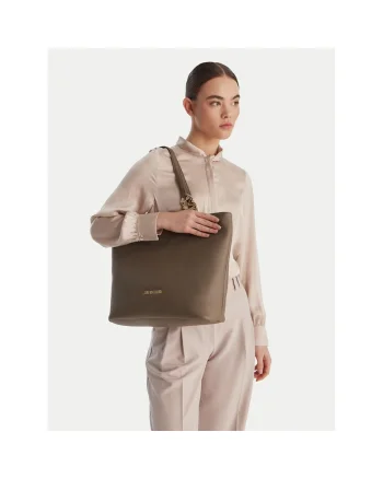 Geanta dama,  piele ecologica, maro, One Size INTL
