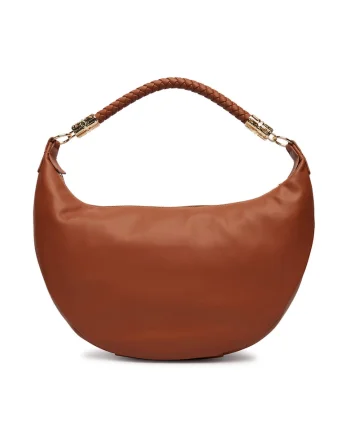 Geanta dama,  piele ecologica, maro, One Size INTL