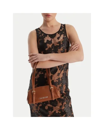 Geanta dama,  piele ecologica, maro, One Size INTL