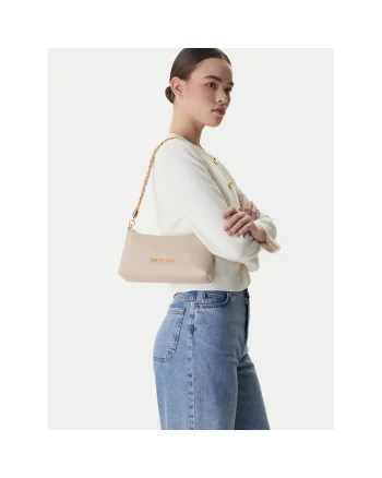 Geanta dama,  piele ecologica, bej, One Size INTL