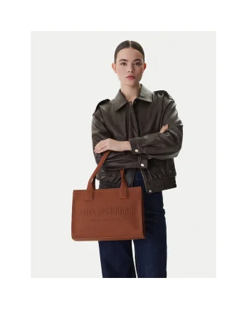Geanta dama,  piele ecologica, maro, One Size INTL