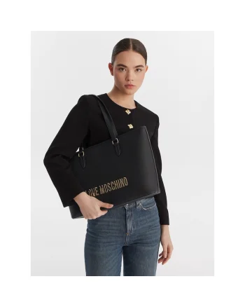 Geanta dama,  piele ecologica, neagra, One Size INTL
