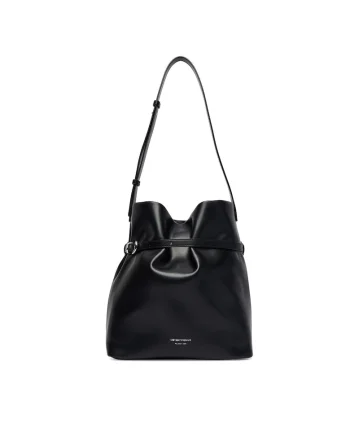 Geanta dama,  piele naturala, negru, One Size INTL