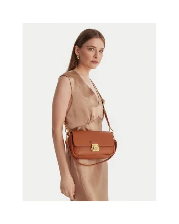 Geanta dama,  piele naturala, maro, One Size INTL