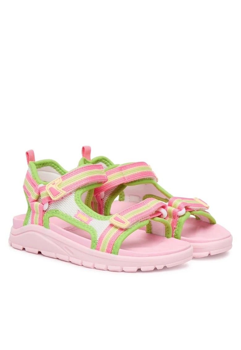Sandale copii,  multicolor, tesatura, sistem inchidere Velcro