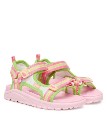 Sandale copii,  multicolor, tesatura, sistem inchidere Velcro