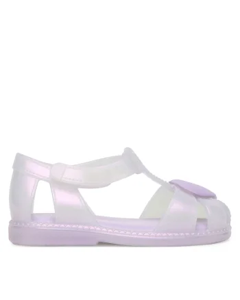 Sandale copii,  violet, material sintetic