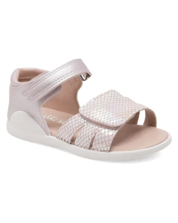 Sandale copii,  roz, material sintetic, sistem inchidere Velcro