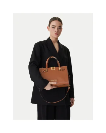 Geanta dama,  piele ecologica, maro, One Size INTL
