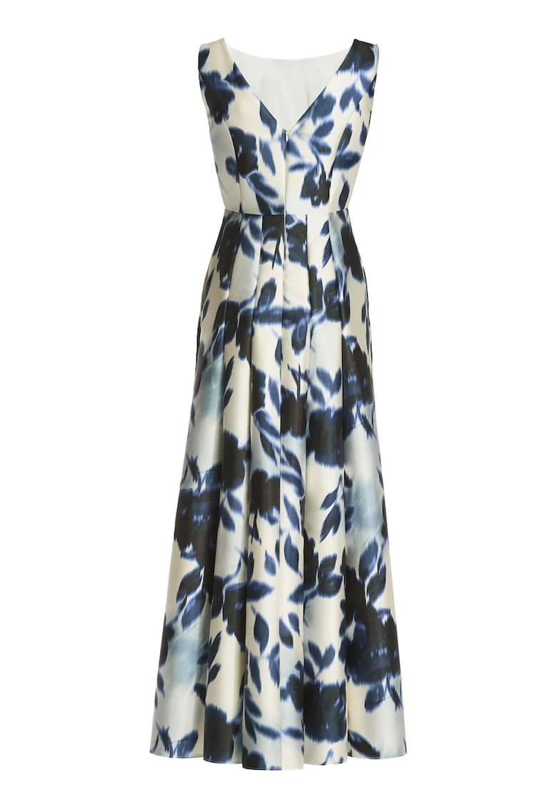 Rochie de seara,  multicolor, poliester, fermoar, Multicolor