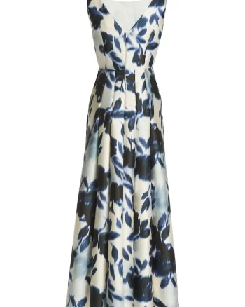 Rochie de seara,  multicolor, poliester, fermoar, Multicolor