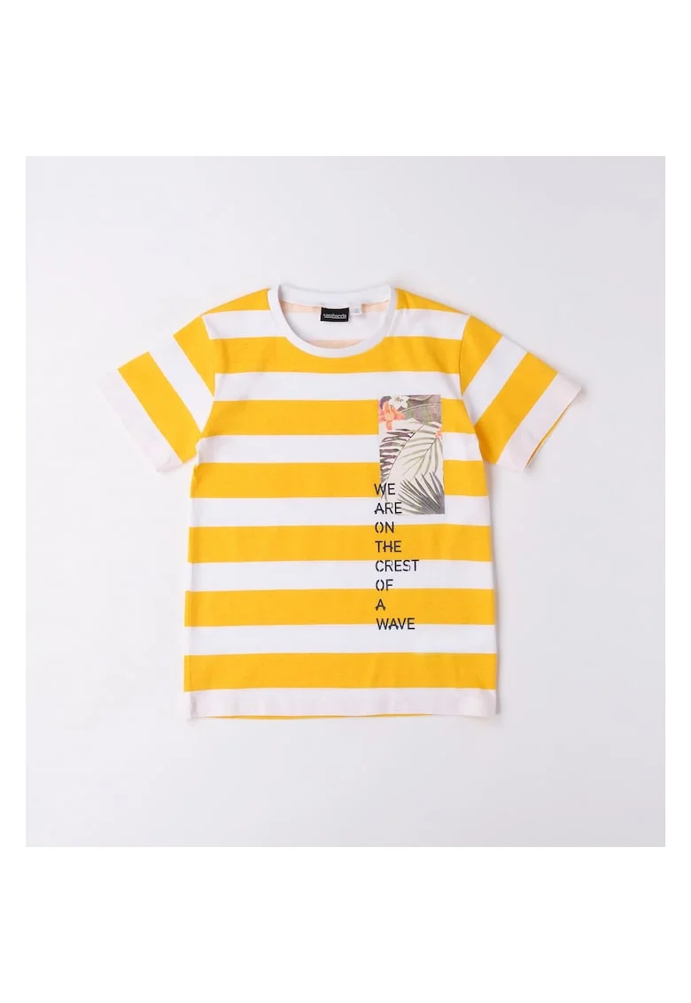 Tricou maneca scurta pentru baiat,  0.6641, Galben, Galben