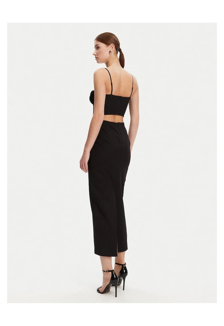 Rochie de seara,  negru, poliester,